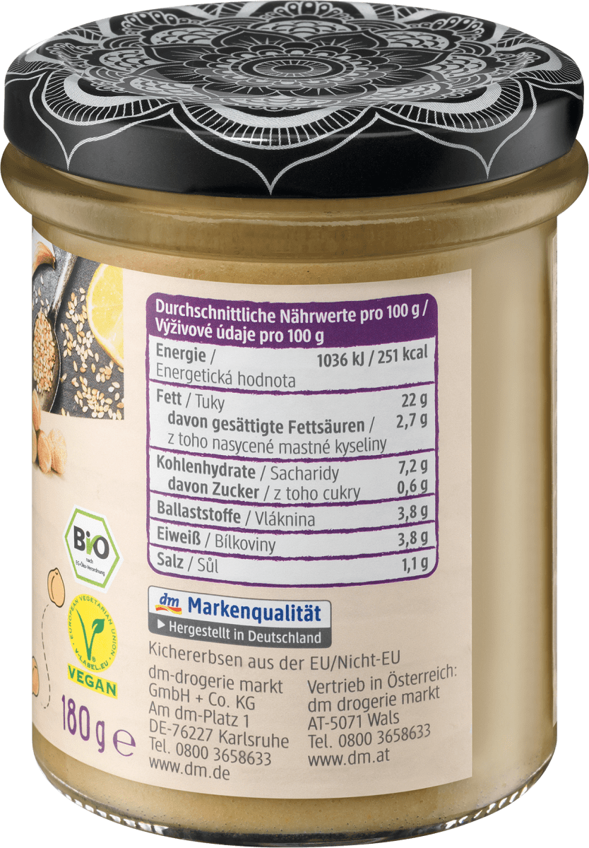 Hummus, natur, 180 g