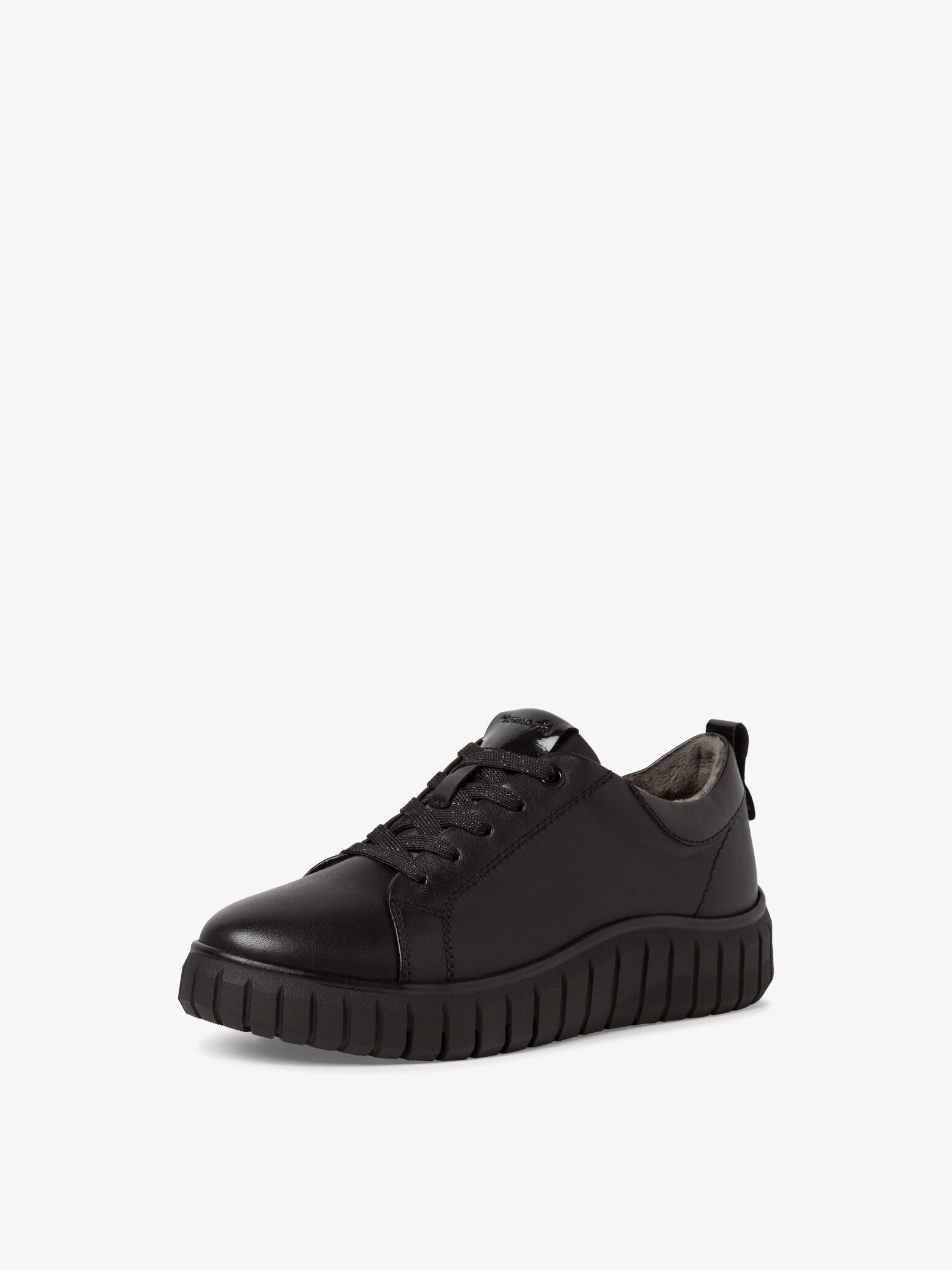 Basket en cuir - noir