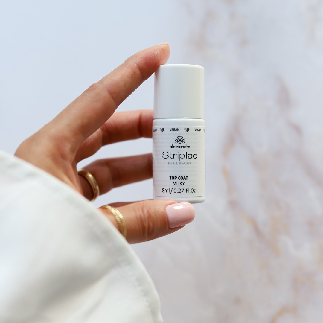 Alessandro Peel Or Soak Top coat MILKY