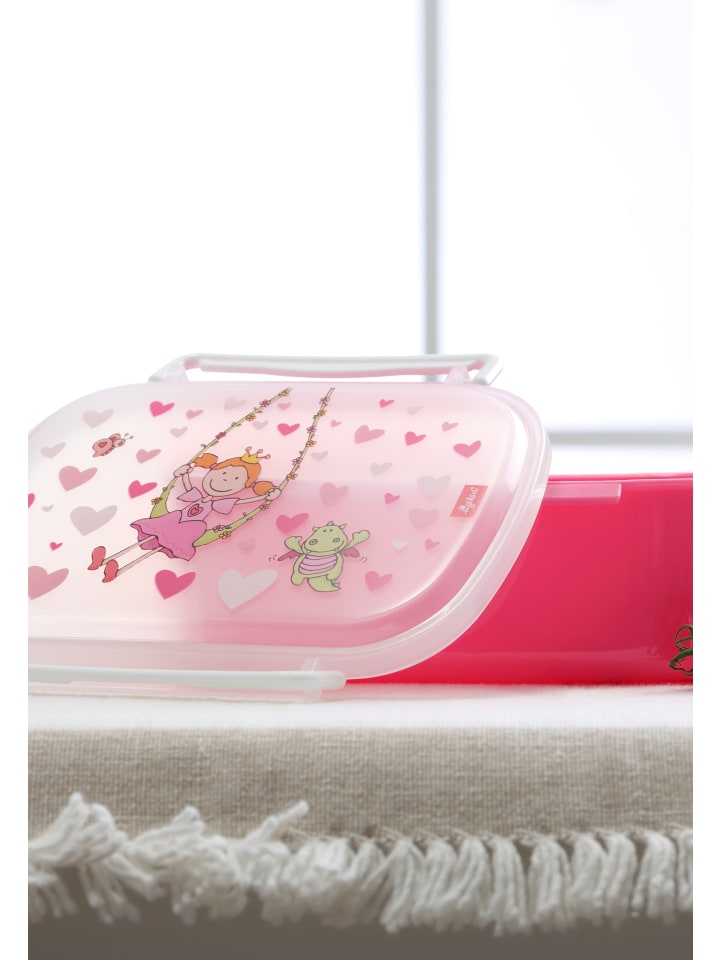 Sigikid Brotdose Lunchbox mit Rohkostschälchen in rosa günstig kaufen onesize