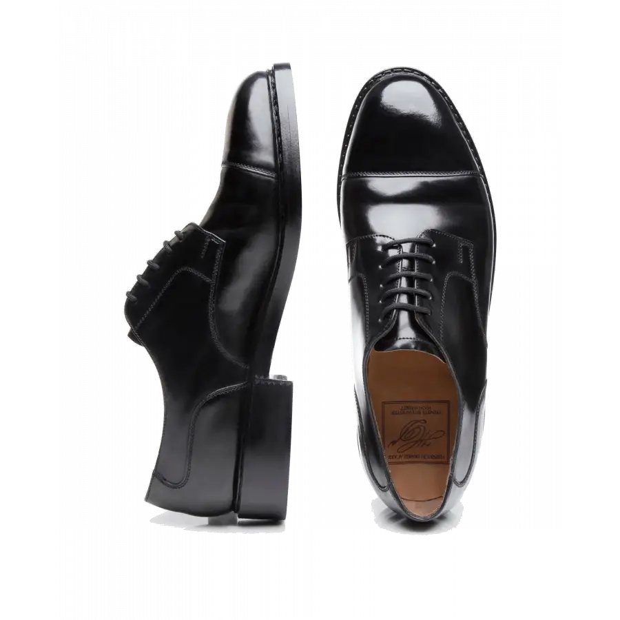 Heinrich Dinkelacker - Businessschuhe Derby LONDON CAPTOE C Cordovan - schwarz