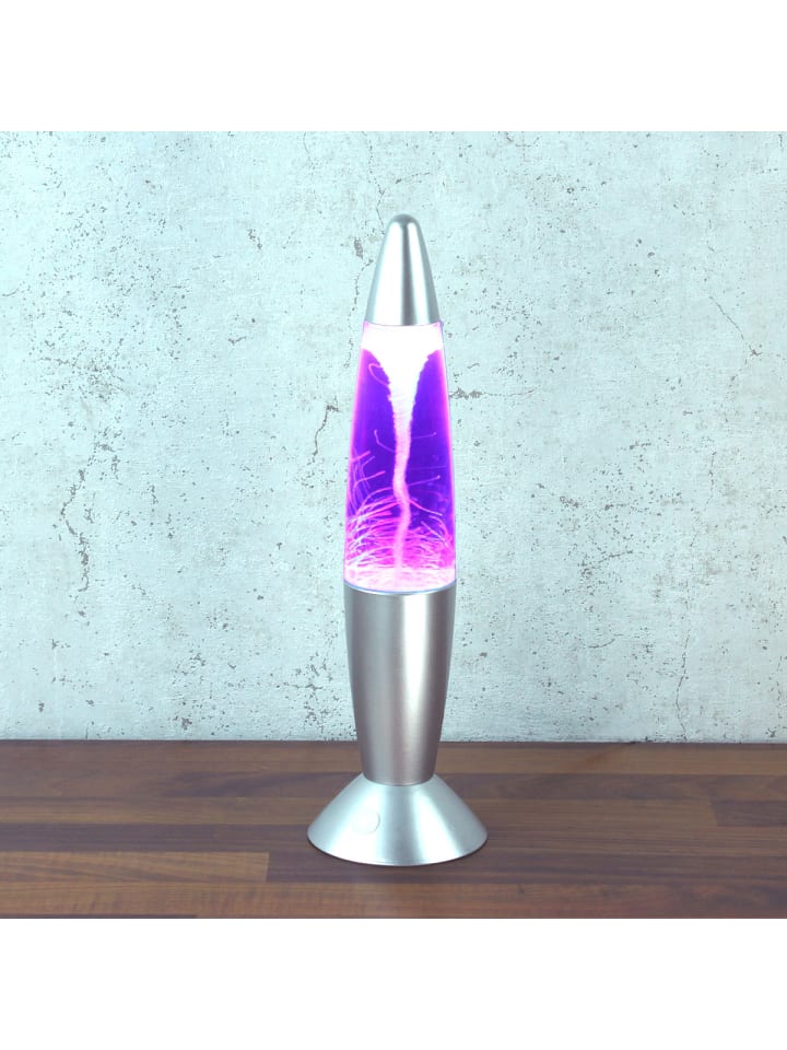 SATISFIRE Rocket Lampe TORNADO Twister RGB Farbwechsel H: 36cm in silber günstig kaufen onesize