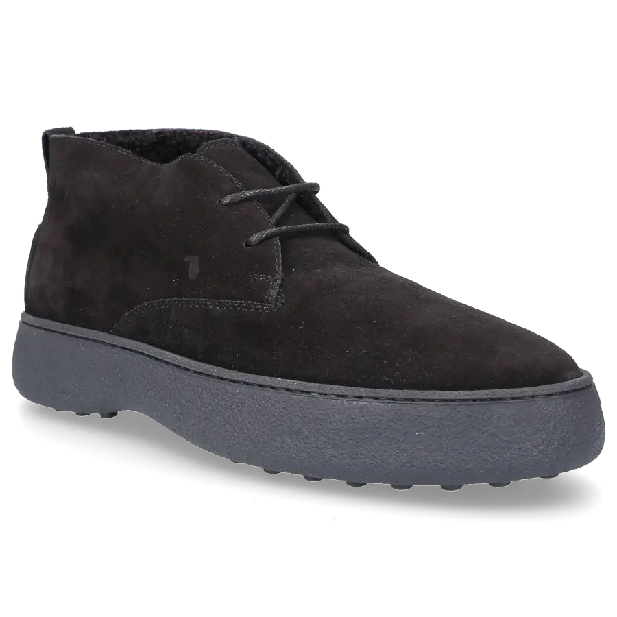 Tod's - Stiefeletten M09J0 Veloursleder - schwarz