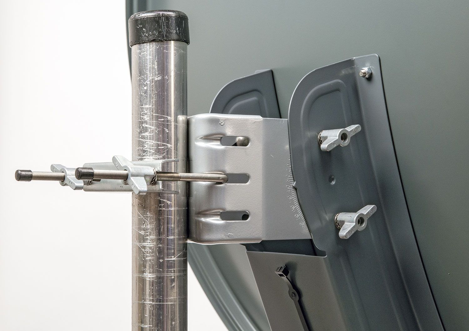 Schwaiger SPI075PA hellgrau 75cm Alu-Spiegel