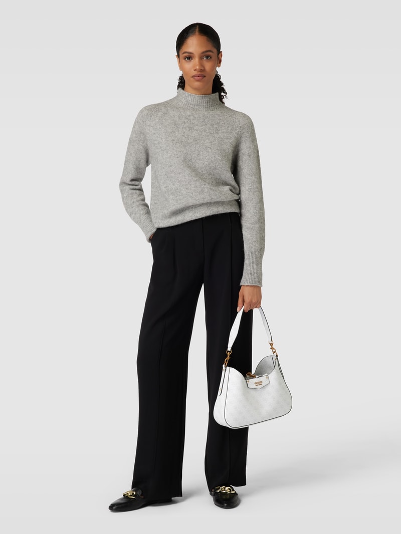 Hobo Bag mit Allover-Print Modell 'BRENTON' in graphit