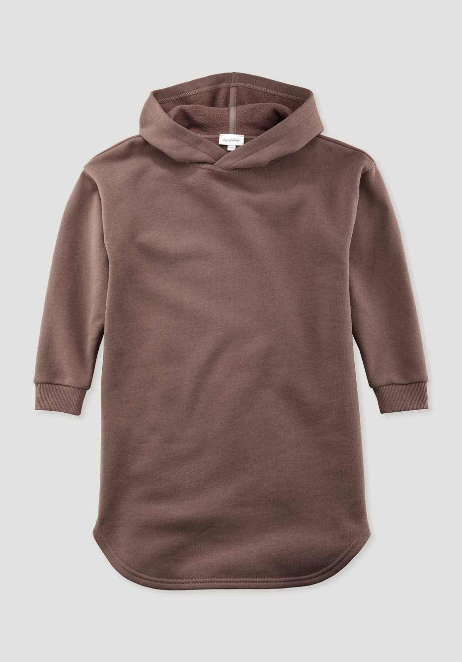 Hoodie-Kleid aus reiner Bio-Baumwolle