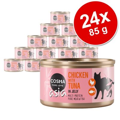 Sparpaket Cosma Asia in Jelly 24 x 85 g