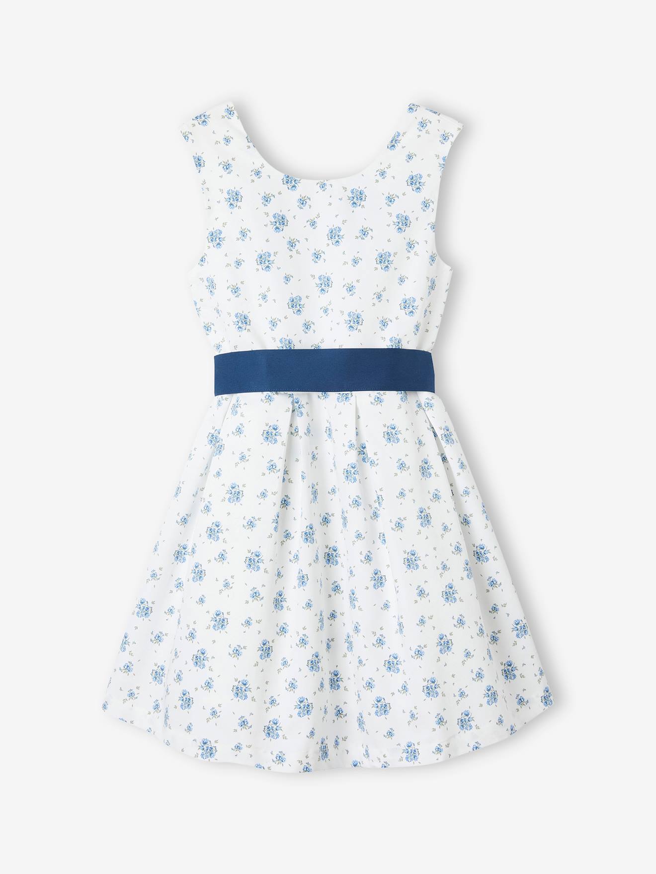Vertbaudet Mädchen Festkleid - wollweiß