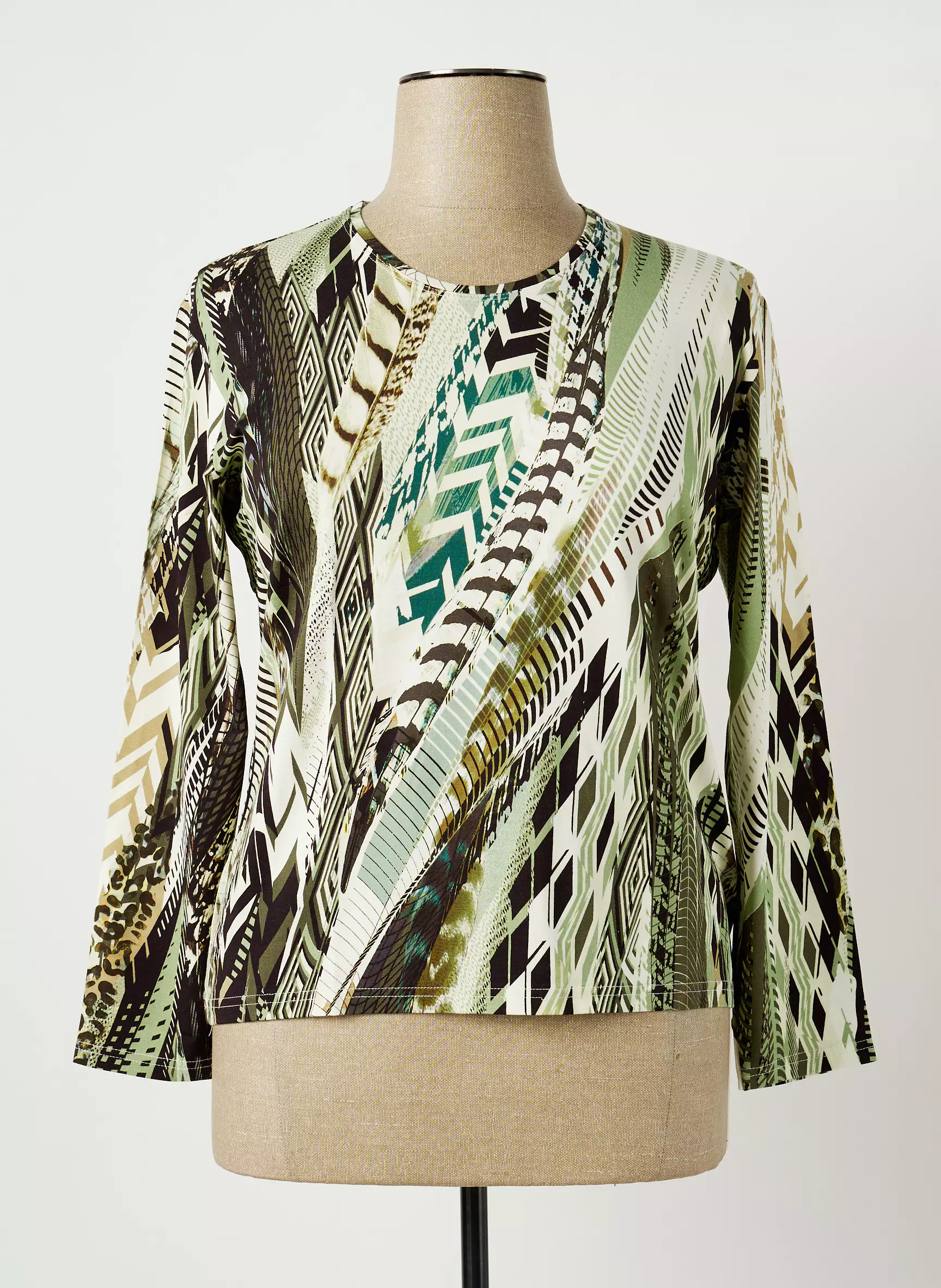 Jean Delfin Tshirts Femme couleur vert