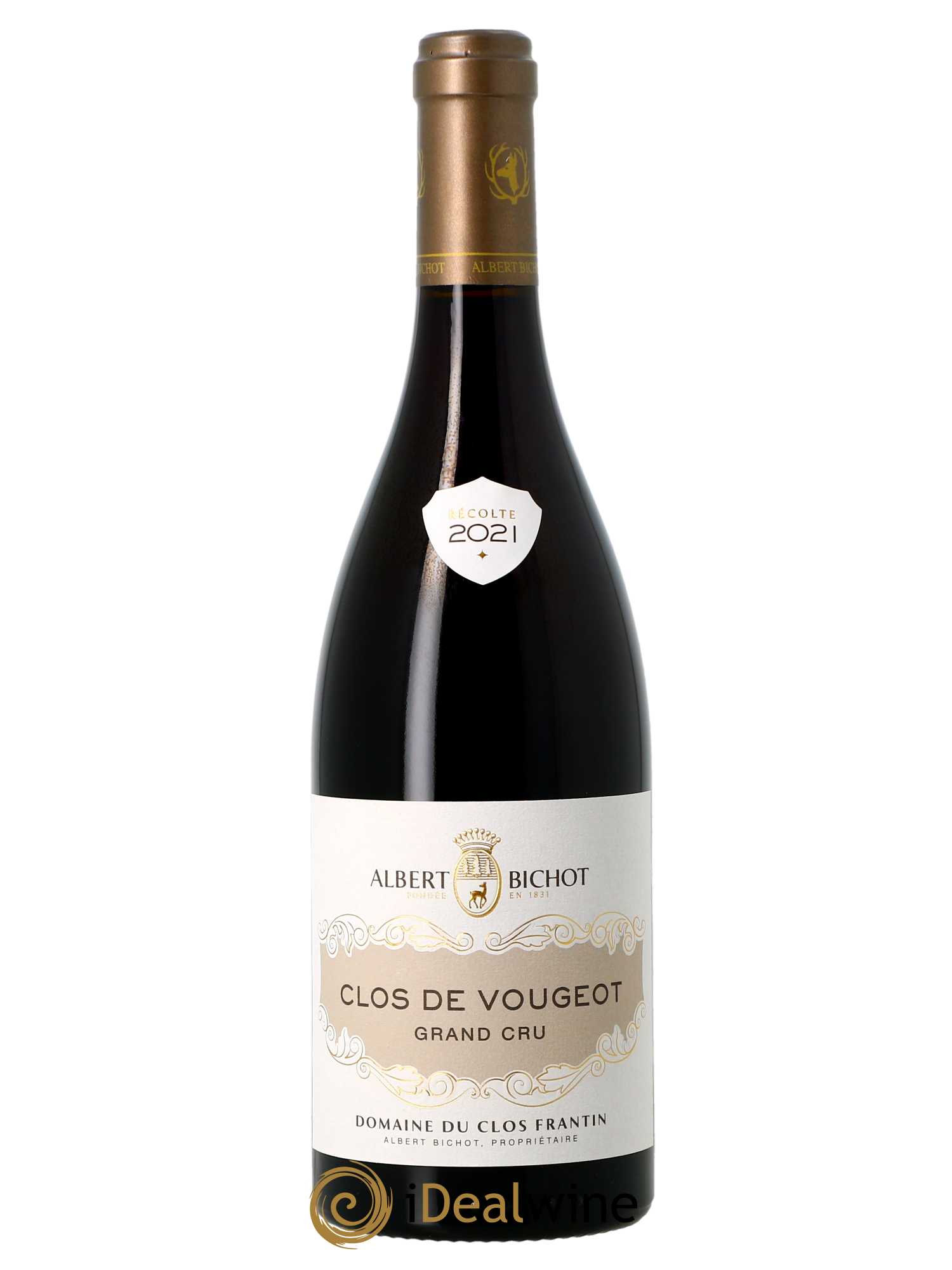 Clos de Vougeot Grand Cru Clos Frantin - Albert Bichot  2021 - Lot de 1 Bouteille
