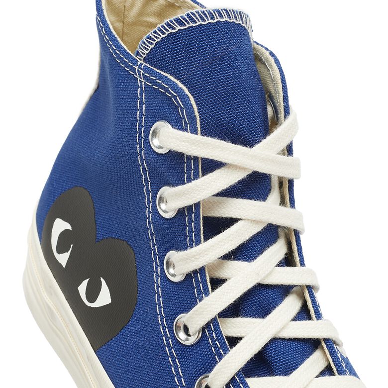 Comme des Garcons Play Black Heart Chuck Taylor All Star '70 High blue