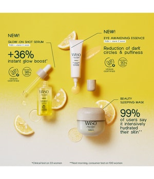 Shiseido WASO YUZU-C Glow-On Shot Gesichtsserum-28 ml