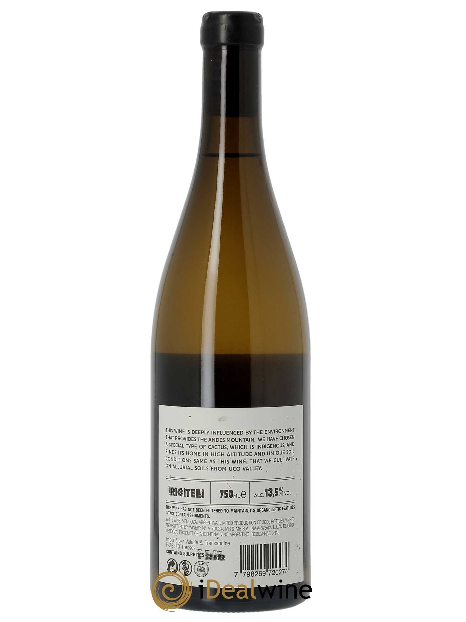 Gualtallary Matias Riccitelli Sobre Suelos Calcareos Chardonnay  2022 - Lot de 1 Bouteille