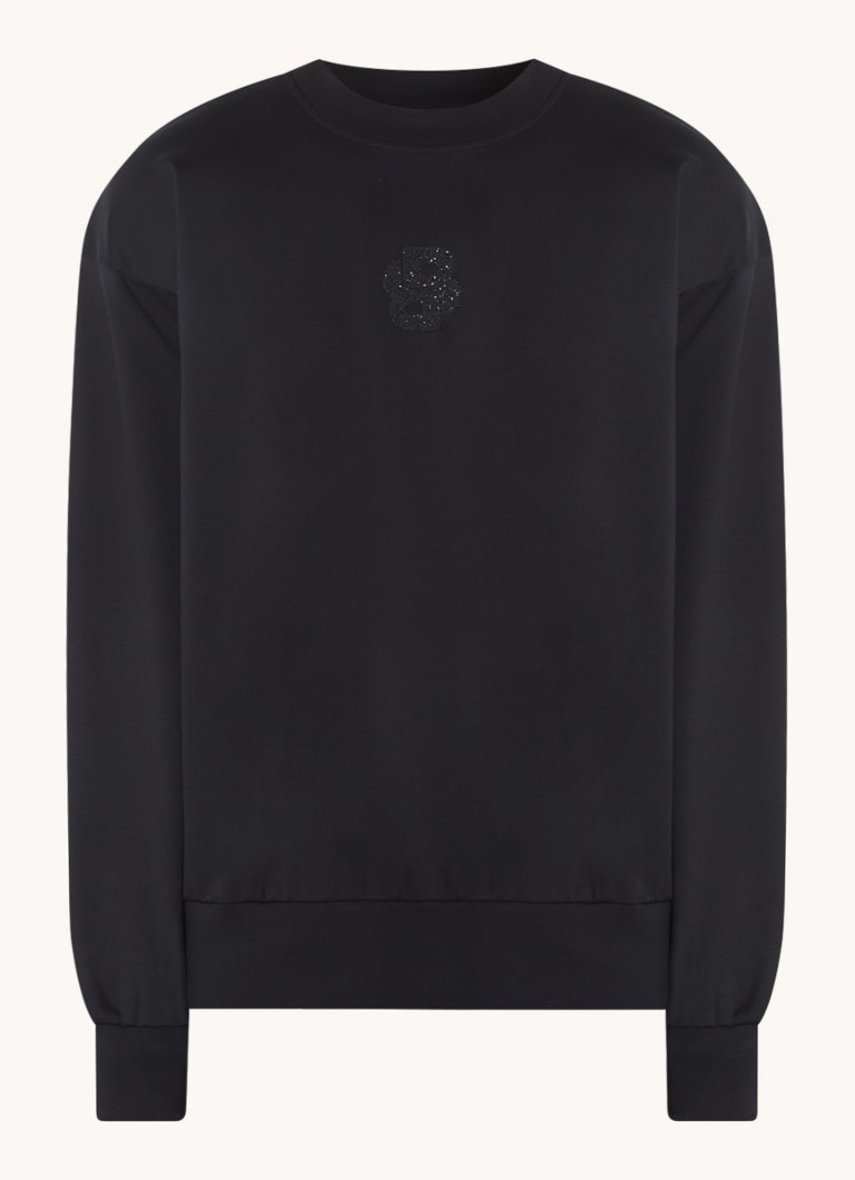 Pulover HUGO BOSS C-Soleri decorat cu cristale.