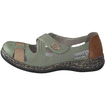 Rieker Slipper in grün