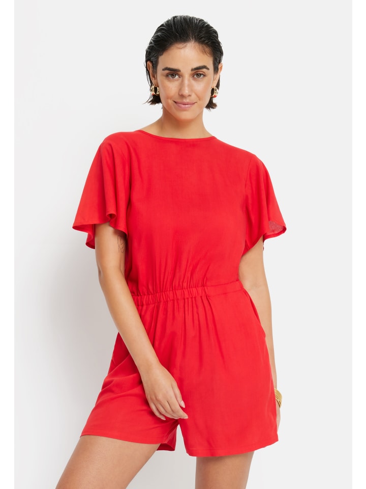 LSCN BY LASCANA Kurzoverall in cherry-red günstig kaufen