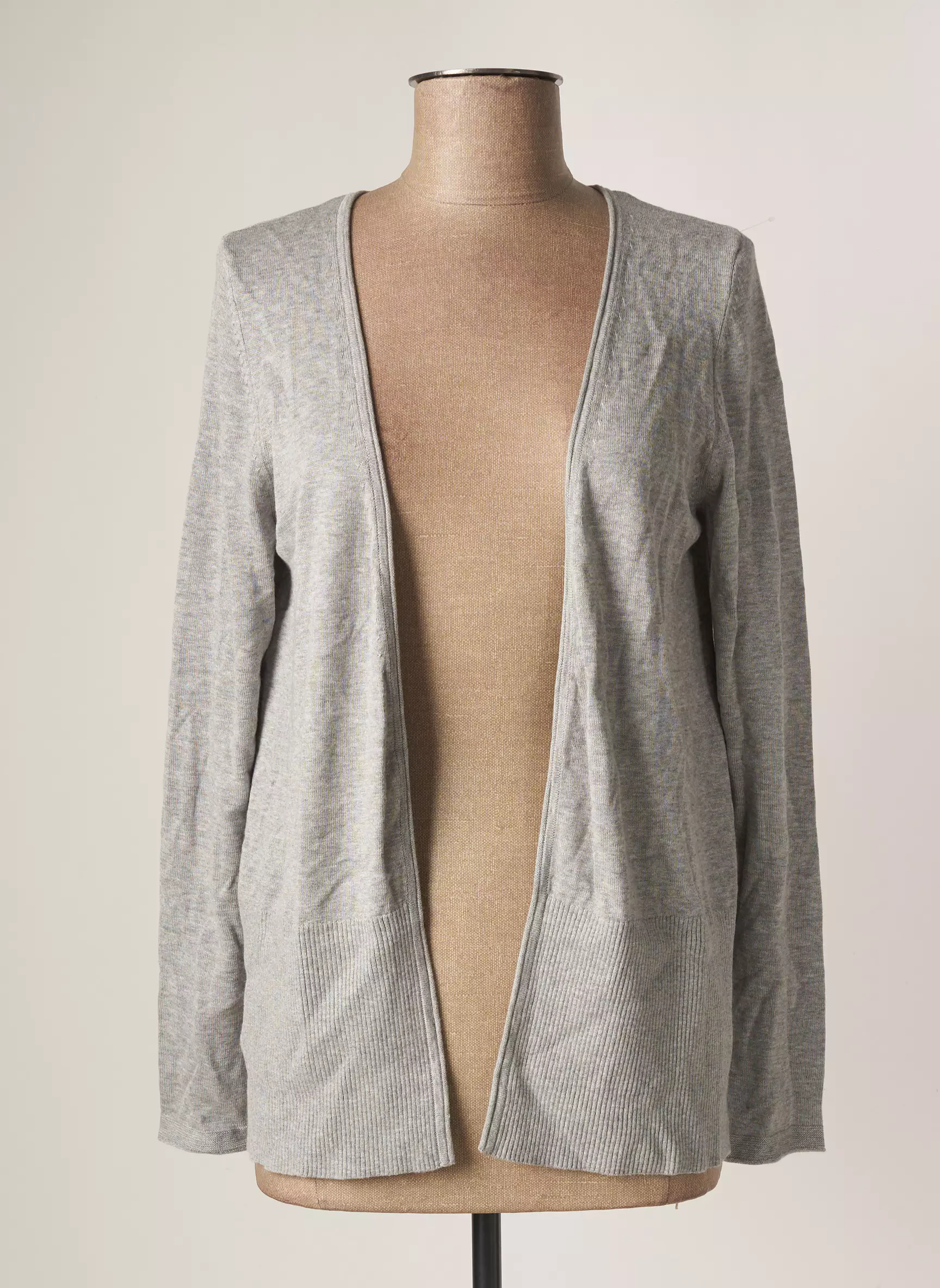 S Oliver Cardigans Femme couleur gris