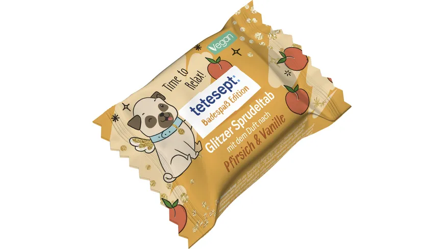 tetesept Badespaß Edition Glitzer Sprudeltab Türkis 1St 20 g