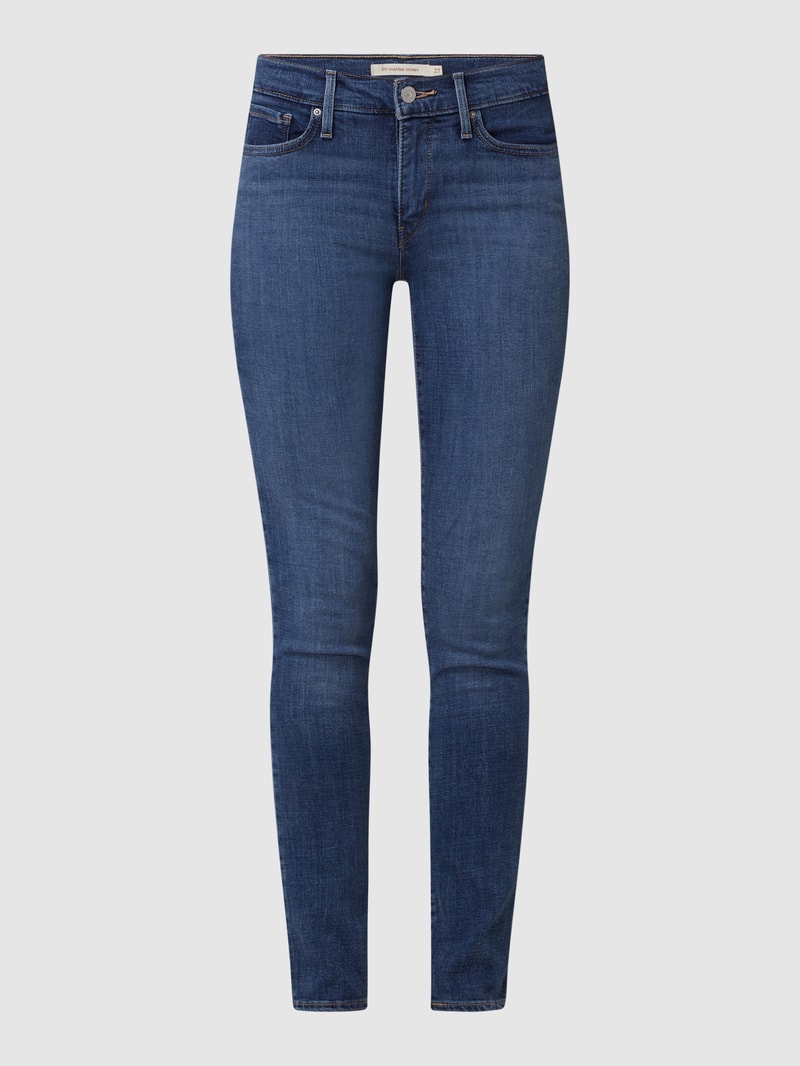 Jeans mit Label-Patch '311™ SHAPING SKINNY' in blau