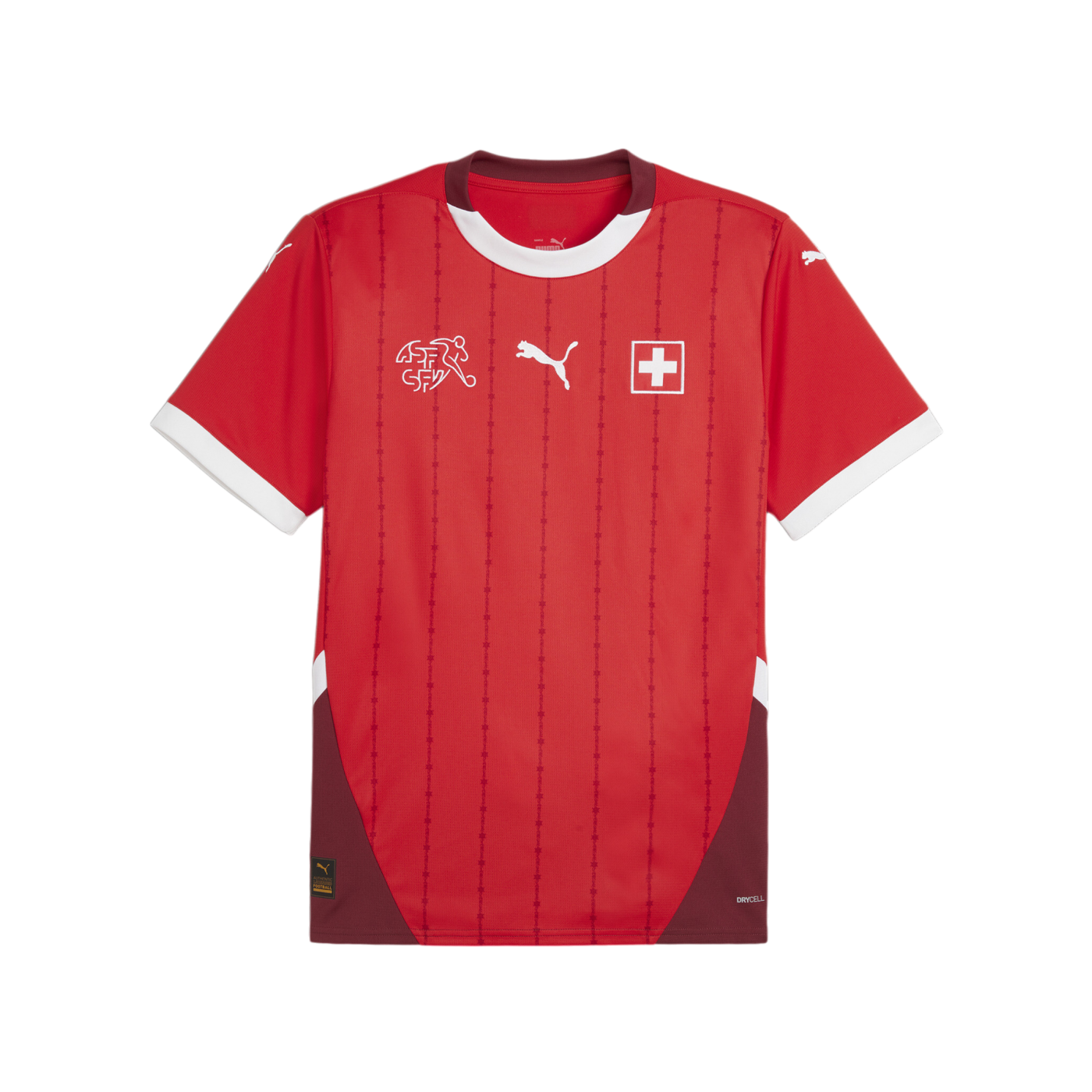 PUMA Schweiz Trikot Home EM 2024 Rot F01