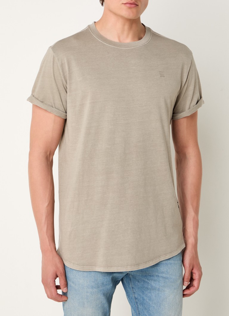 Tricou G-Star RAW Lash din bumbac organic cu logo brodat