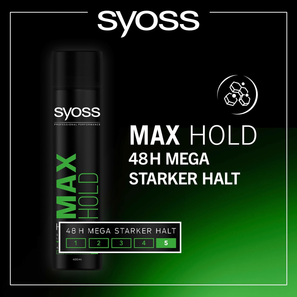 Haarspray Max Hold, 400 ml
