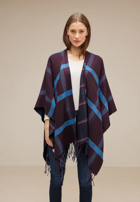 Street One Cape mit Karo-Muster