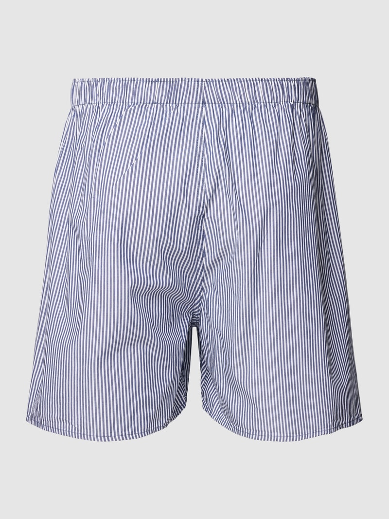 Boxershorts mit Label-Patch im 3er-Pack in marineblau