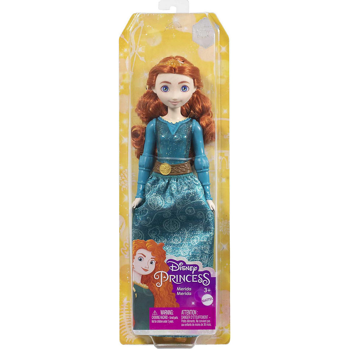 Princess-Spielzeug, Merida-Modepuppe mit Accessoires