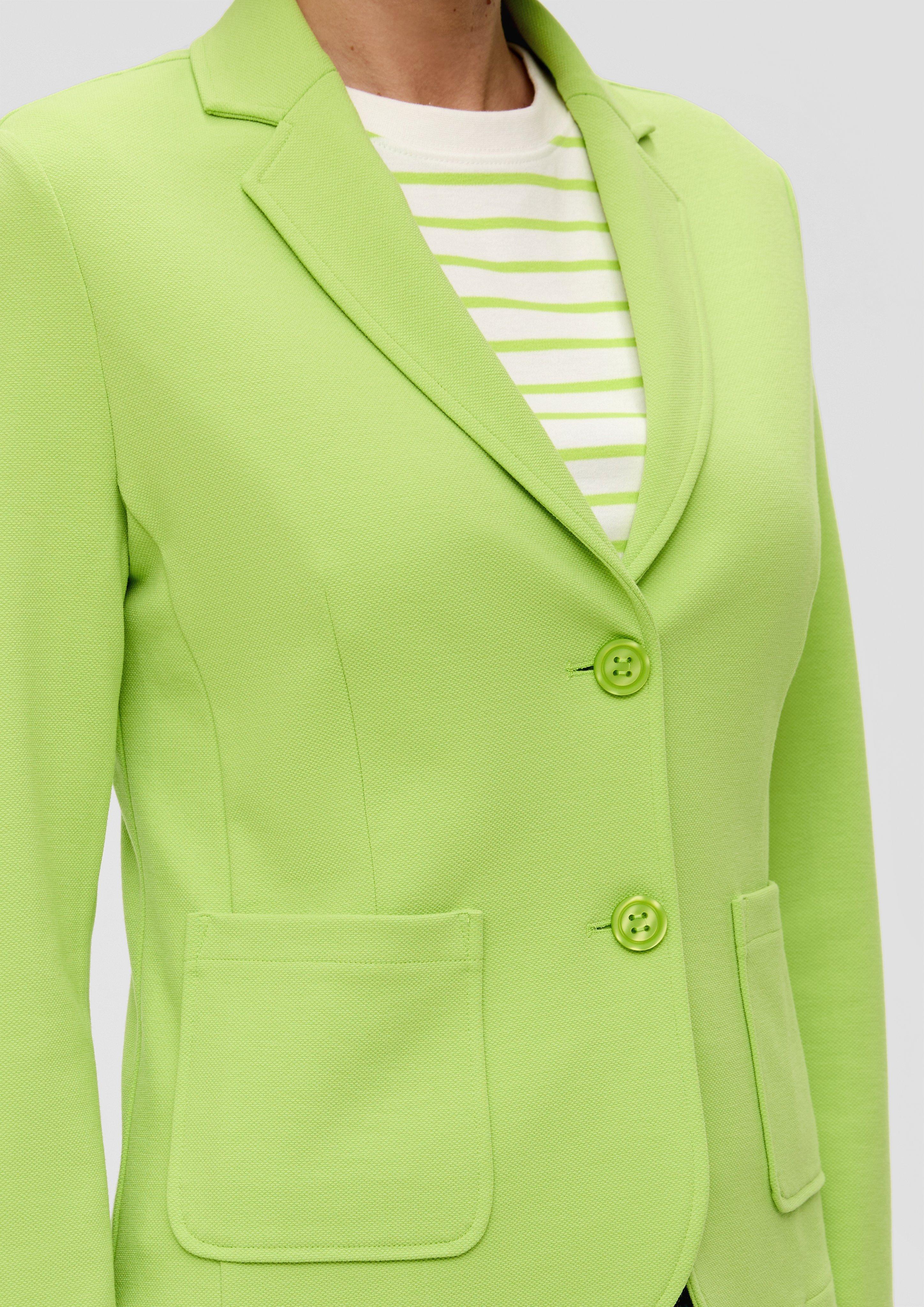 Blazer aus strukturiertem Jersey  2140914-7423
