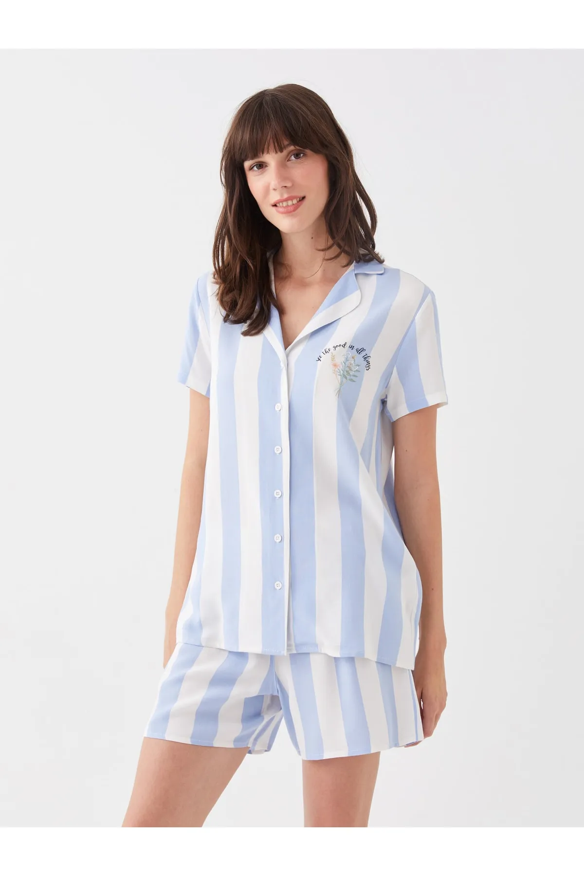 LC Waikiki  Pyjama set - Blau - Print
