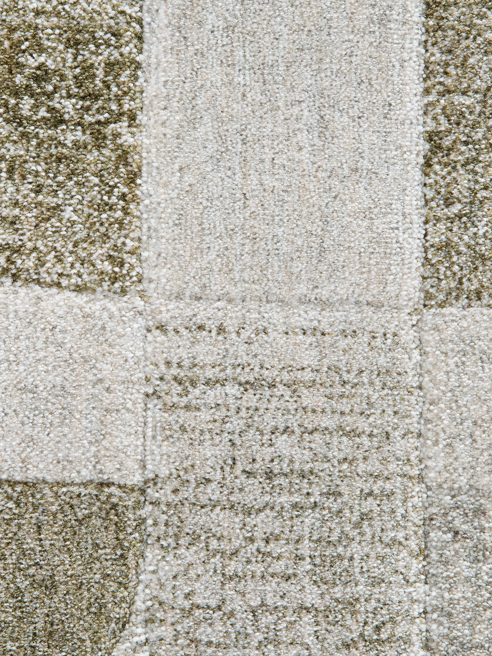 Rockledge Moderner Teppich, Grün-Grau