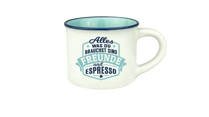 H&H Espresso-Tasse - Alles was du (Freunde)