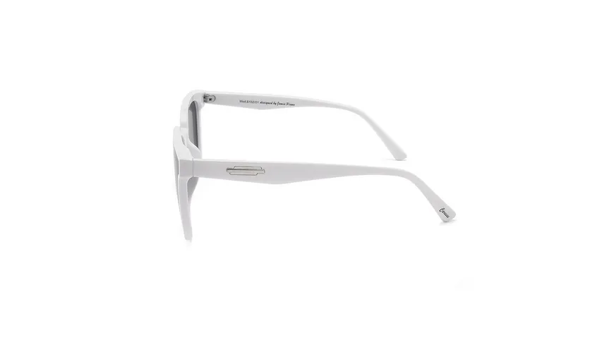 Caresse Brillenmode Sonnenbrille white shy/smoke