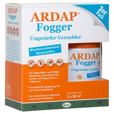 Ardap Care ARDAP Fogger Ungeziefer Vernebler 2 x 30 m²
