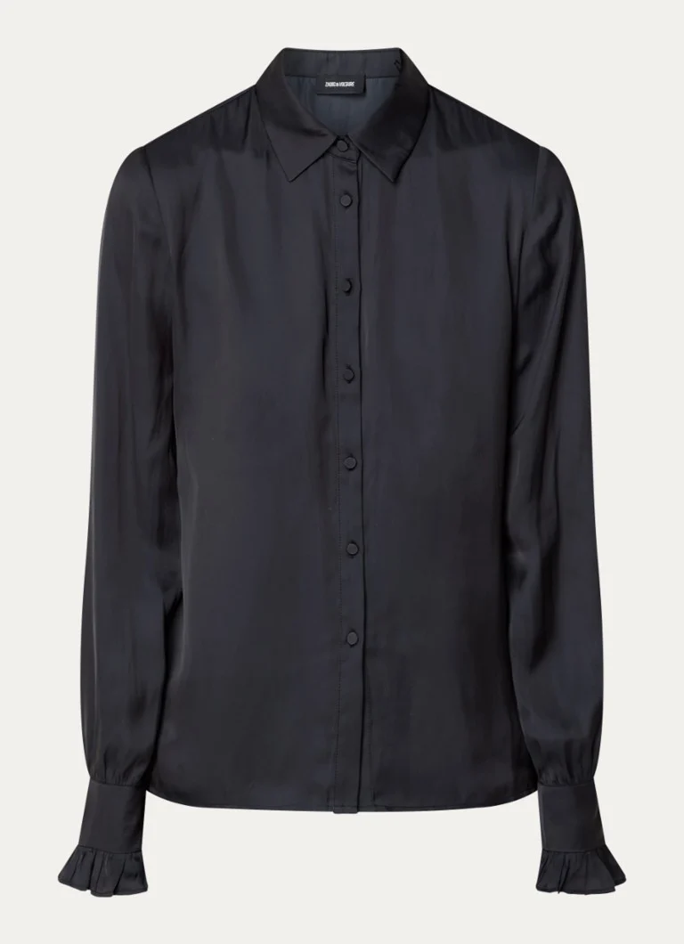 Bluza cu volane din satin Thely Zadig&Voltaire