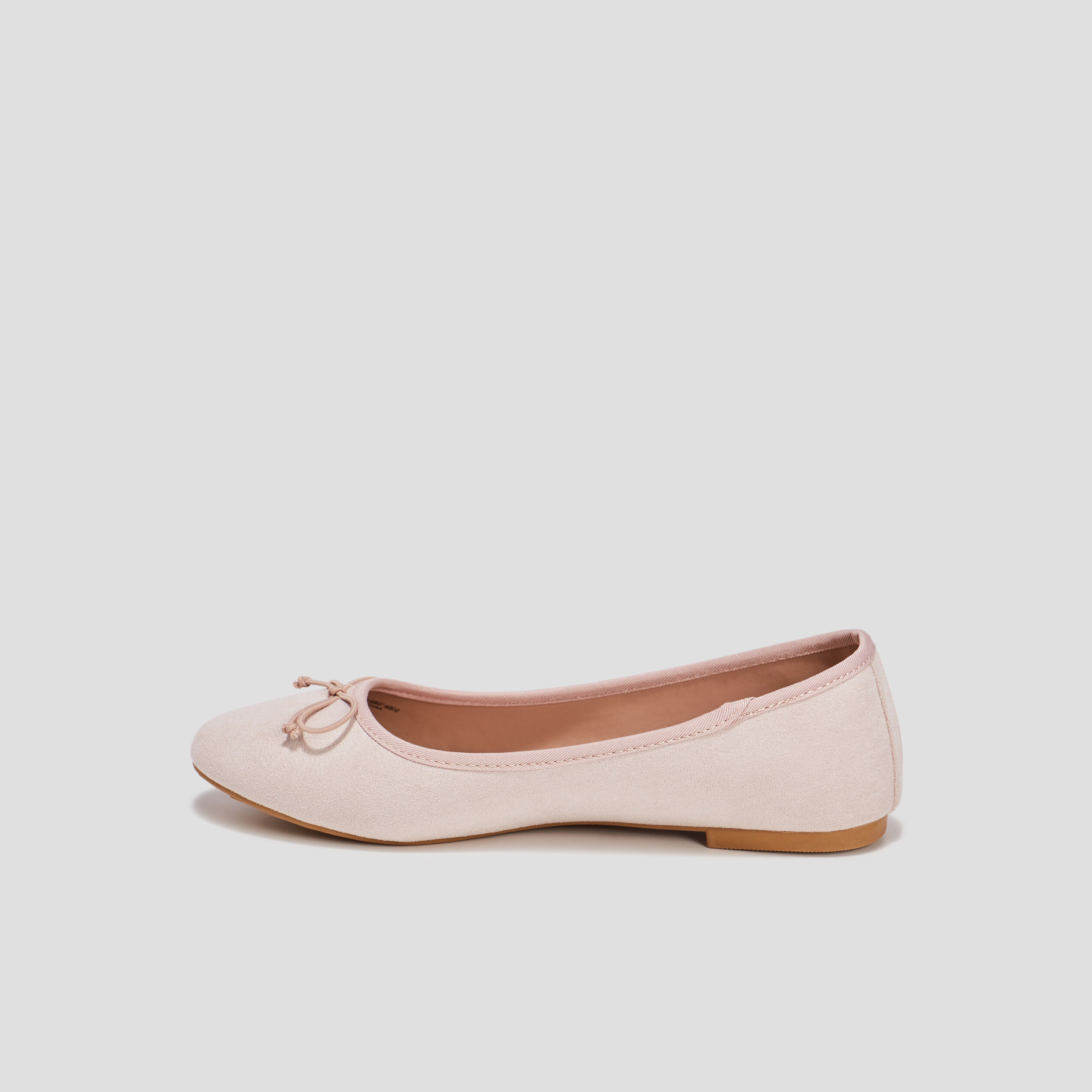 Ballerines avec noeuds rose femme | La Halle