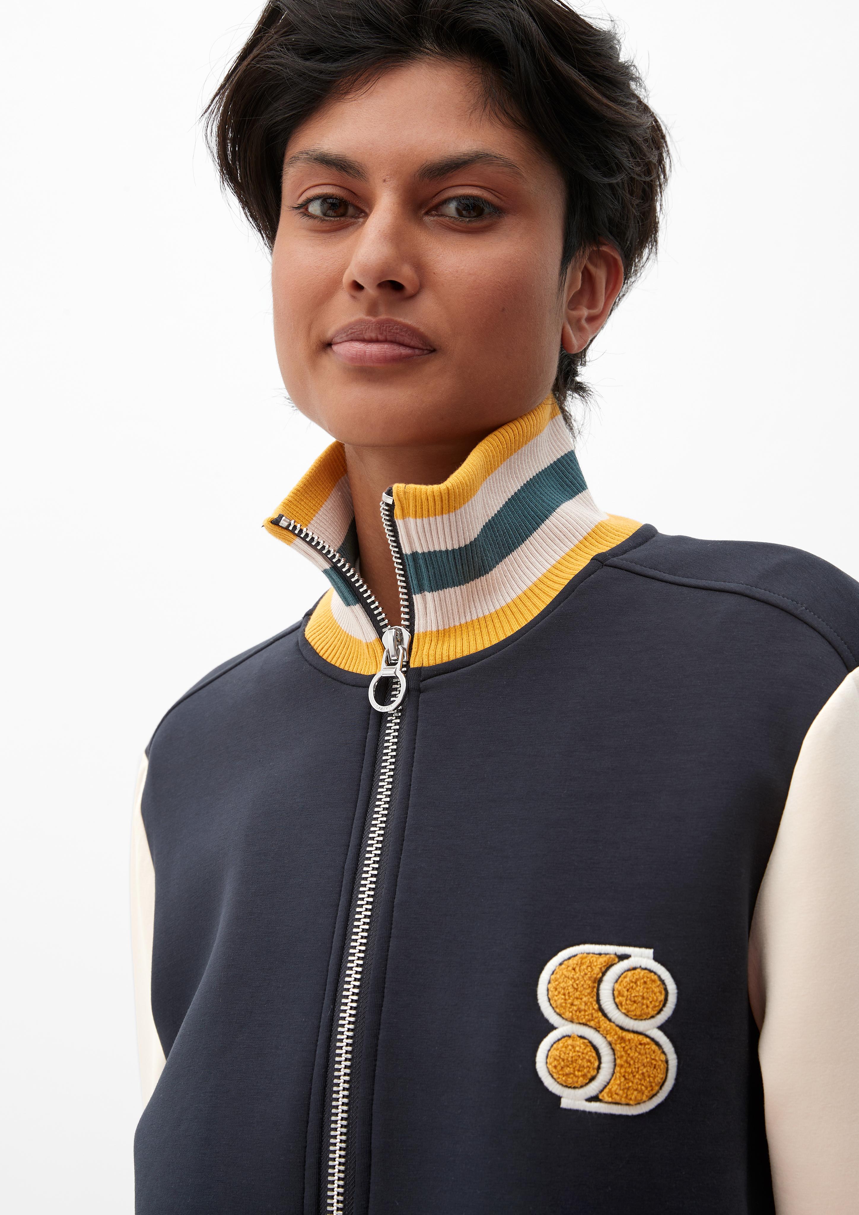 College-Jacke aus Scuba  2122008-5989