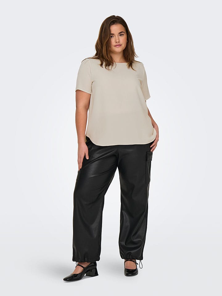 ONLY Carmakoma Bluse in Creme günstig kaufen