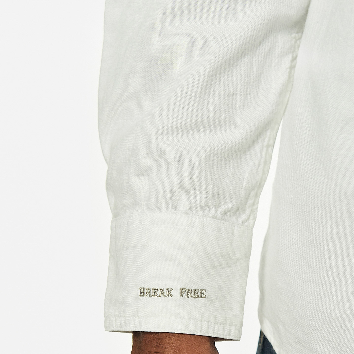 TOMEK  Chemise blanche Homme en 100% coton