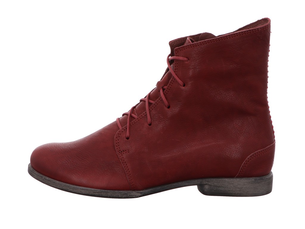 THINK Schnür-Stiefeletten rot Agrat BAROLO