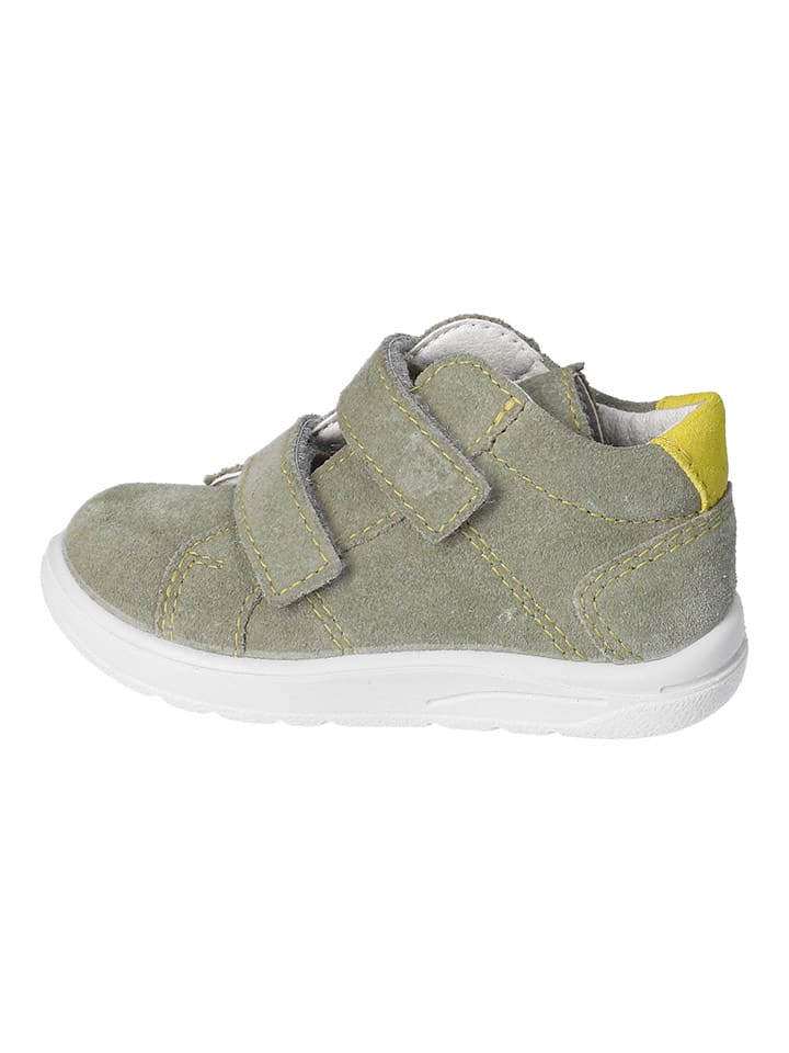 PEPINO Leder-Boots in Grau/ Gelb günstig kaufen