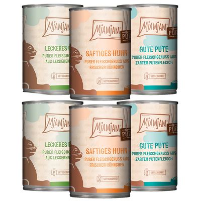 Mixpack MjAMjAM purer Fleischgenuss 6 x 400 g