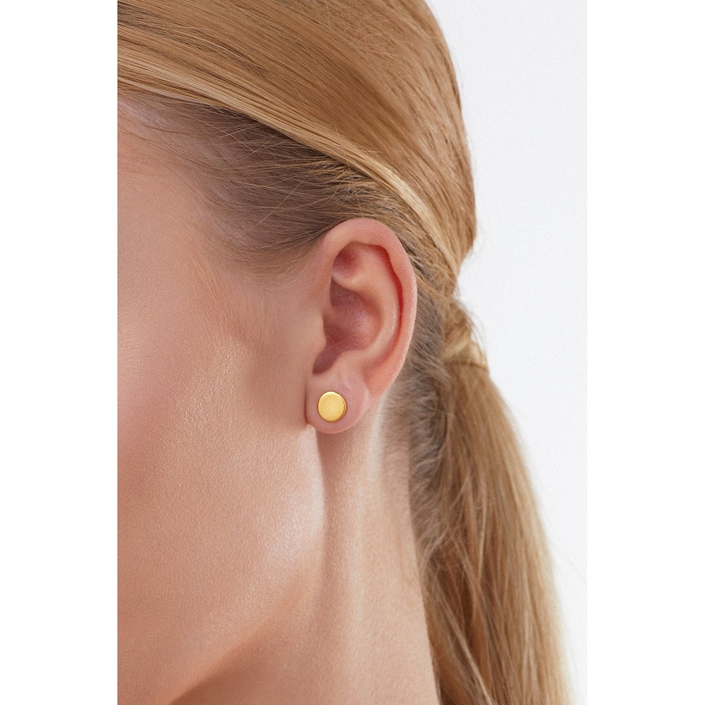 caï Boucles d'oreilles à fermoir à poussette 925 Argent Boucles d'oreilles