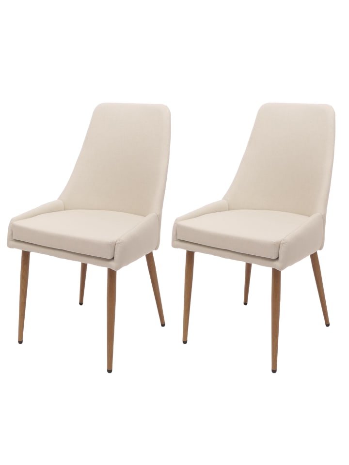 MCW 2er-Set Esszimmerstuhl O27, Beige günstig kaufen onesize