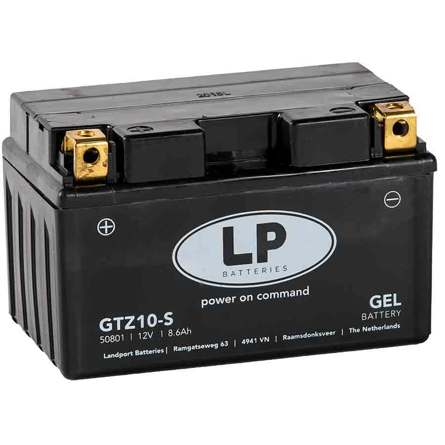 Landport GTZ10-S GEL Motorrad Batterie, 12 V 8,6 AH - ATU