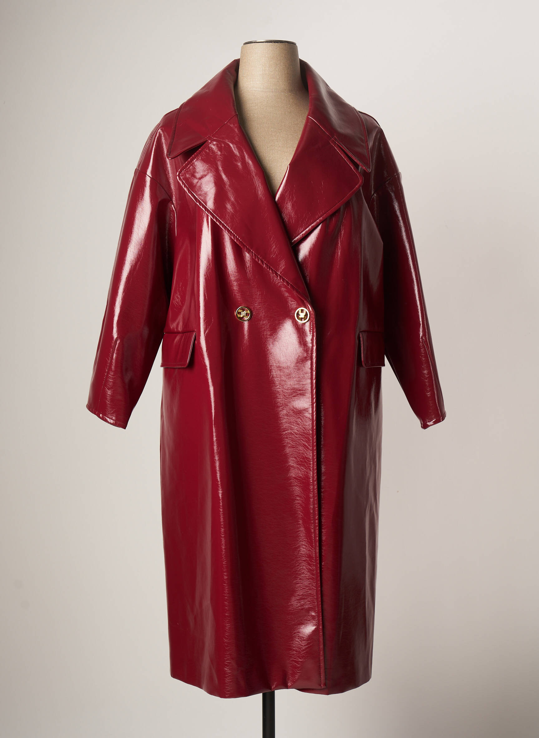 Mat Impermeables Trenchs Femme couleur rouge