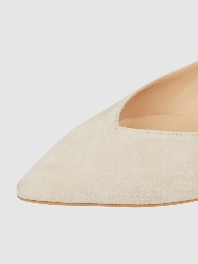 Ballerinas mit Slingback in beige