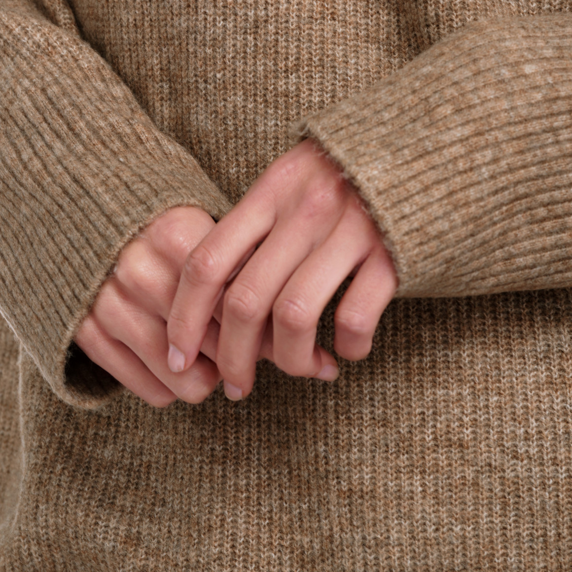 Damen Strickkleid mit Rollkragen