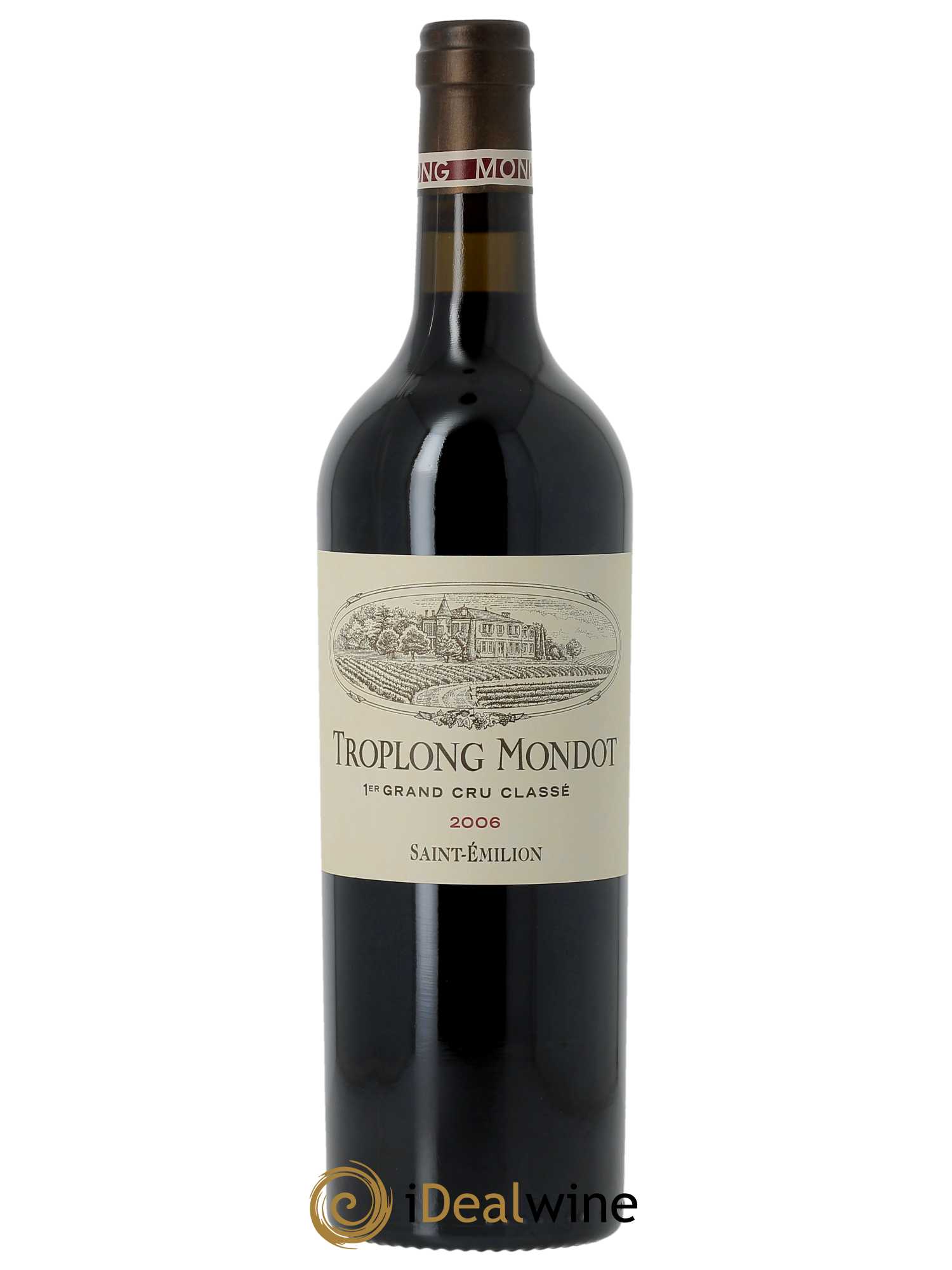 Château Troplong Mondot 1er Grand Cru Classé B (CBO à partir de 6 BTS) 2006 - Lot de 1 Bouteille